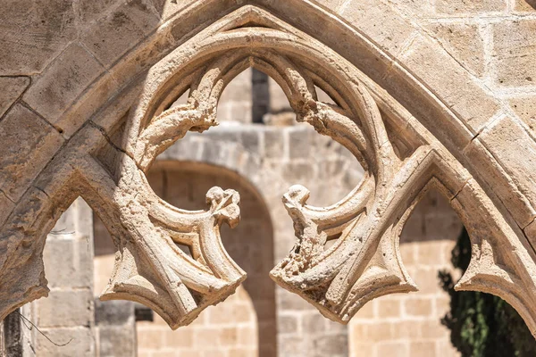 Detail Bellapais Abbey Ruins Kyrenia District Cyprus — Stock Photo, Image