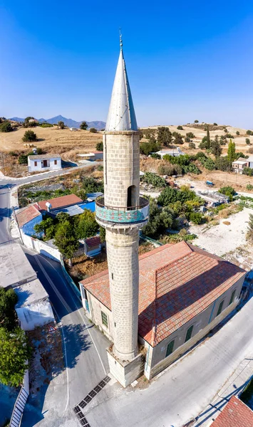 Mosque Kofinou Village Cyprus Elevated View — Zdjęcie stockowe