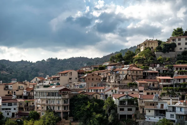 Agros Köy Görünümü Limasol Bölgesi Kıbrıs — Stok fotoğraf