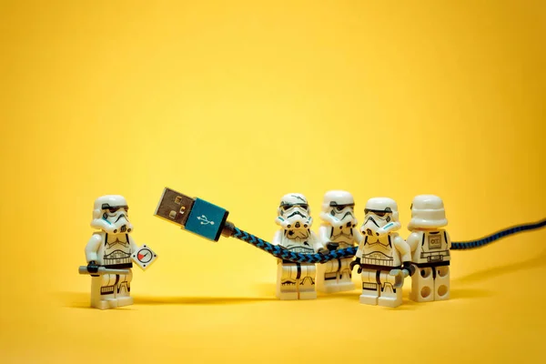 Stormtroopers Usb Cable Illustrative Editorial January 2022 — Stock Photo, Image