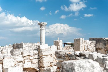 Antik kourion kalıntıları. Limasol Bölgesi. Kıbrıs.