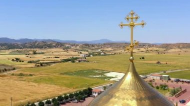 St. Andrew Rus Kilisesi ve tüm Rus azizleri. Episkopio, Lefkoşe Bölgesi, Kıbrıs
