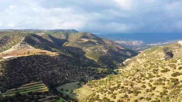 Survoler Montagne Quelque Part Chypre — Video