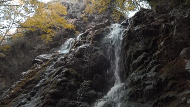 Chantara Waterfalls Trodos Mountains Cyprus — Stock Video