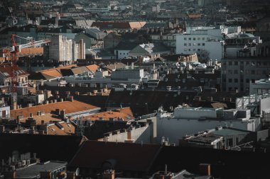 Budapeşte 'nin şehir merkezi manzarası