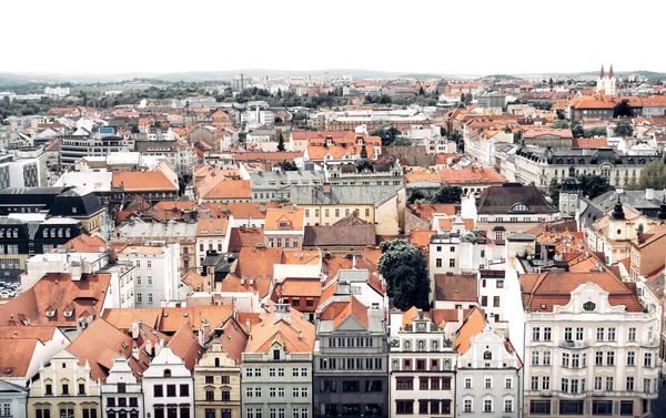 Rooftop View Plzen Pilsen Cityscape Czech Republic — Stockfoto