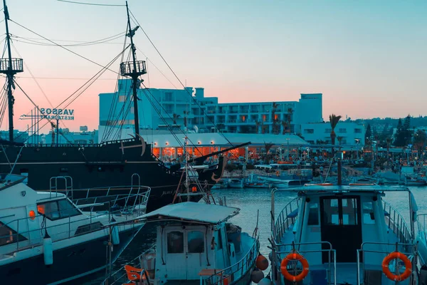 Ayia Napa Zypern Juli 2022 Boote Und Schiffe Hafen Von — Stockfoto