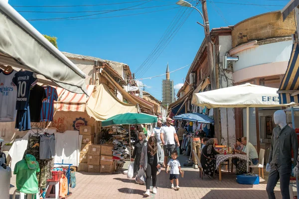 Nicosie Chypre Octobre 2022 Bazar Sur Partie Nord Occupée Nicosie — Photo