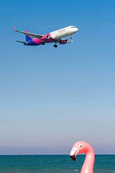 Larnaca Chypre Juillet 2022 Airbus A321 231 Wizz Air Airlines — Photo