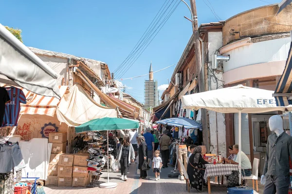 Nicósia Chipre Outubro 2022 Bazar Parte Norte Ocupada Nicósia — Fotografia de Stock