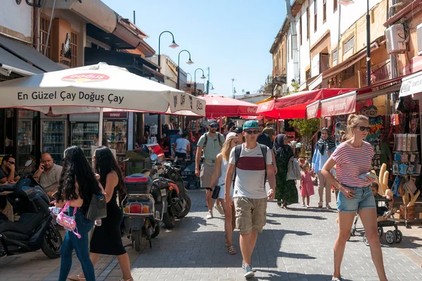 Nicosie Chypre Octobre 2022 Vue Rue Commerçante Arasta Bazaar — Photo