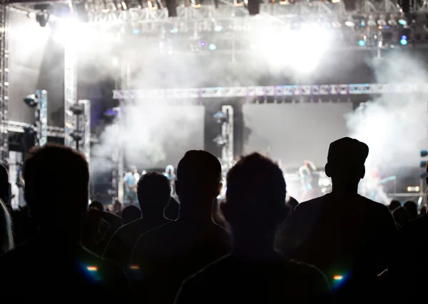 Multitud en concierto — Foto de Stock