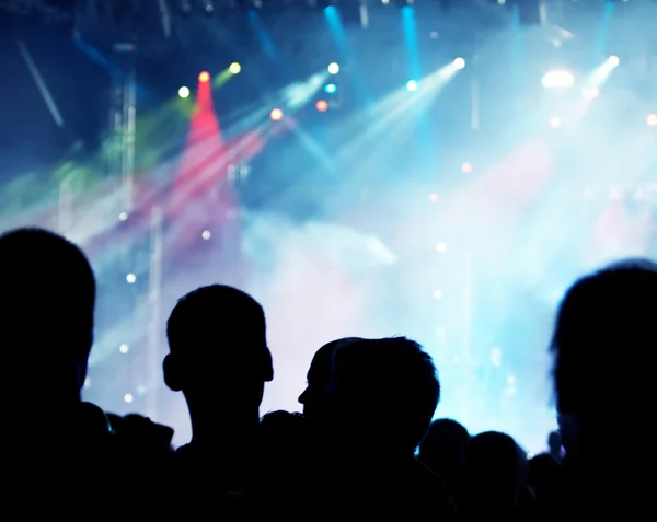 Crowd at concert — Stock Photo, Image