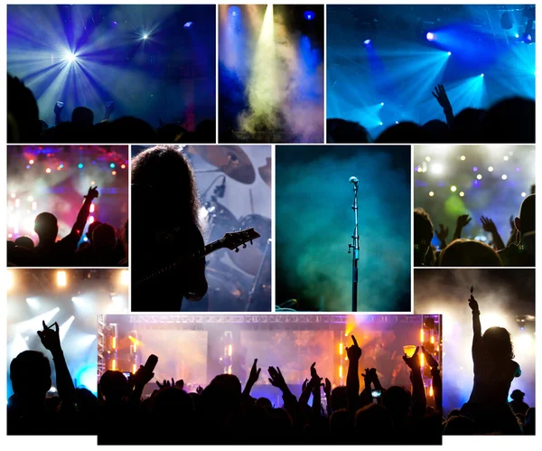 Concertfoto 's — Stockfoto