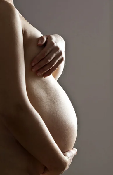 Belly of pregnant woman — Stock Photo, Image