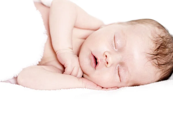 Novorozené dítě pokojně spí — Stock fotografie