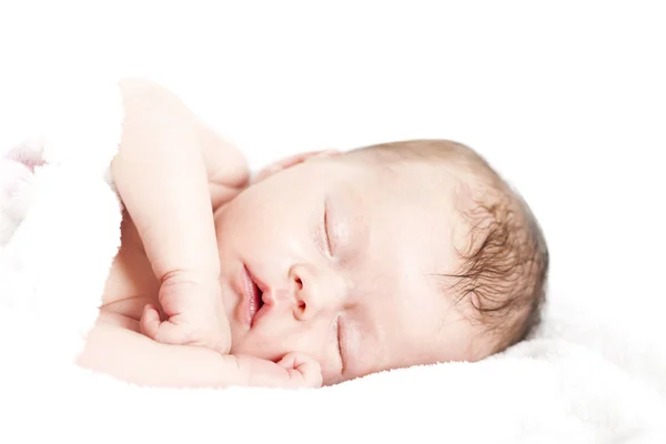 Le nouveau-né dort paisiblement Photos De Stock Libres De Droits