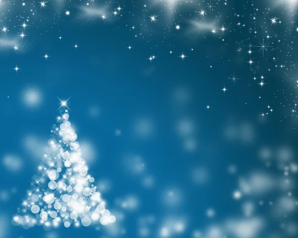 休日ライトの抽象的なクリスマス背景 — ストック写真