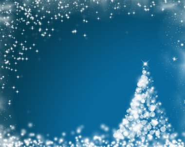 koyu arka plan üzerinde soyut Noel ağacı