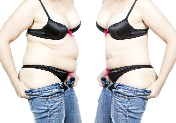 sonra daha önce diyet