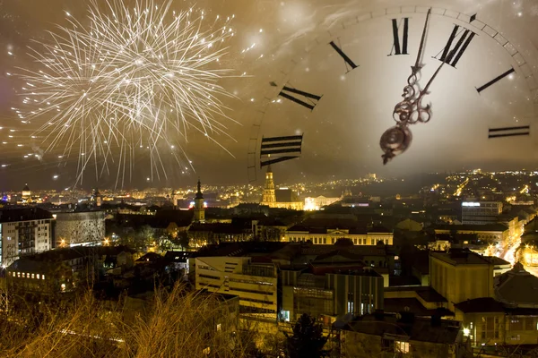 Warten auf Silvester — Stockfoto