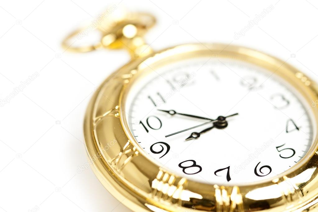 Gold pocket watch