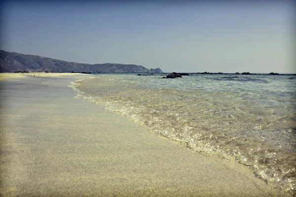 Spiaggia su un'isola greca — Foto Stock