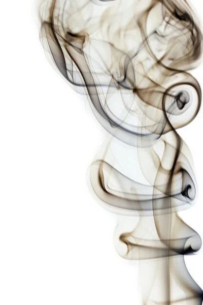 Abstract smoke isolated on white — Stock Photo, Image