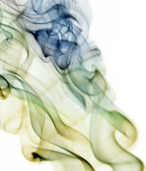 Abstract smoke isolated on white — Stock Photo, Image