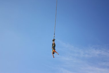 Bungee jumping clipart