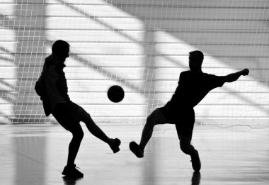 futbolcular silüeti