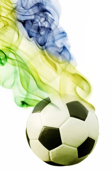 Fotbalový míč z Brazílie 2014 — Stock fotografie