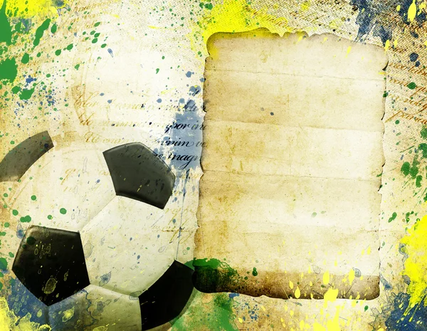 Bola sepak bola Brasil 2014 — Stok Foto