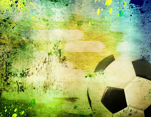 Bola de futebol Brasil 2014 — Fotografia de Stock