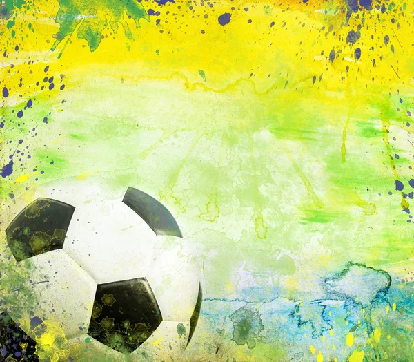 Bola de futebol Brasil 2014 — Fotografia de Stock