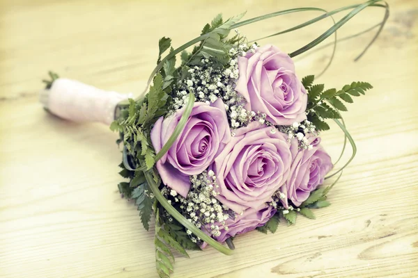 Photo of pink wedding bouquet — Stock Photo, Image