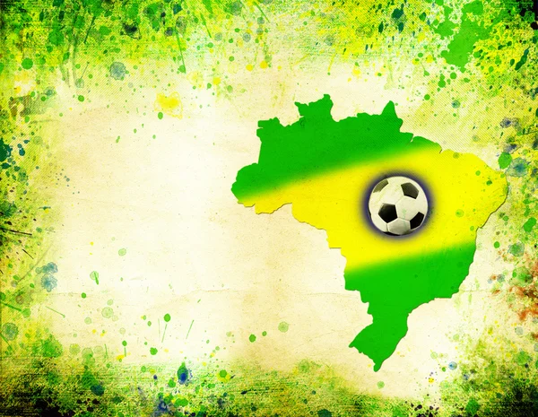 Brasilien Karte — Stockfoto