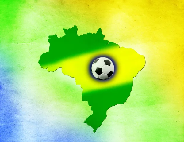 Brazil map — Stock Photo, Image