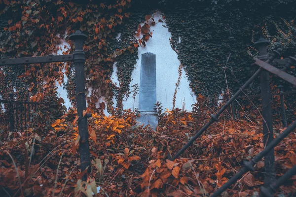 Gravstenar Kyrkogården Halloween Konceptet — Stockfoto