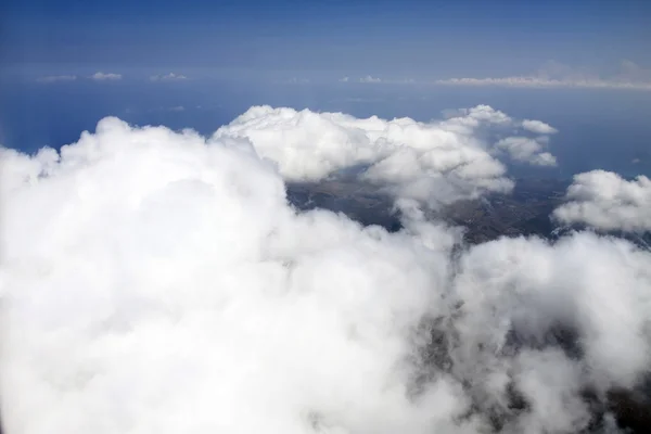 비행기에서 본 구름 — 스톡 사진