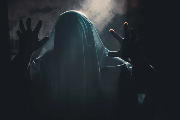 Scary Ghost Dark Spooky Halloween Night — Stock Photo, Image