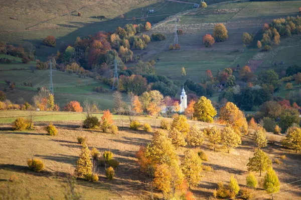 Transylvanian Autumn Rural Landscape — Stock Photo, Image