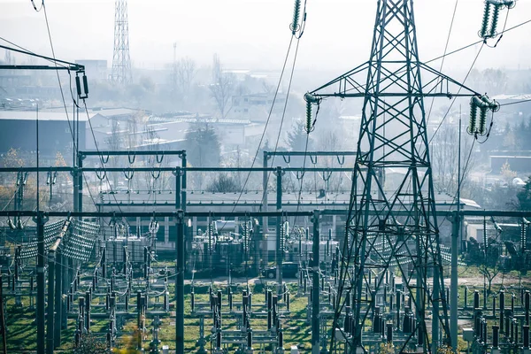 Elektrizitätswerk Kraftwerk Energiekonzept — Stockfoto