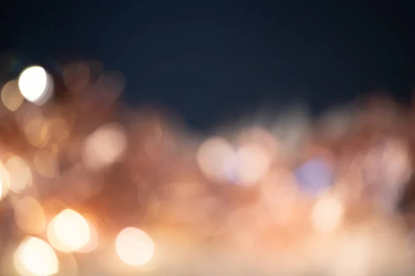 Barevné Vánoční Světla Bokeh Pozadí — Stock fotografie