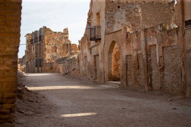 İspanyol İç Savaşı sırasında Belchite hayalet kasabası, Zaragoza