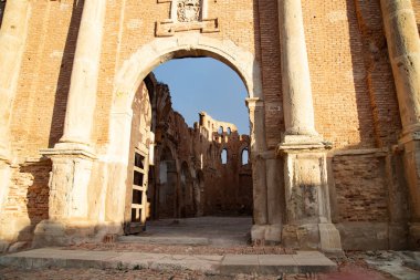 İspanyol İç Savaşı sırasında Belchite hayalet kasabası, Zaragoza