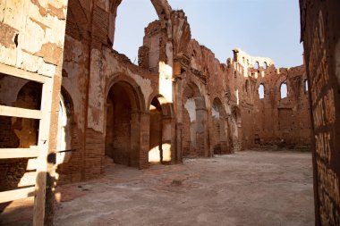 İspanyol İç Savaşı sırasında Belchite hayalet kasabası, Zaragoza