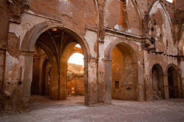 İspanyol İç Savaşı sırasında Belchite hayalet kasabası, Zaragoza