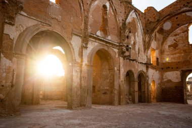 İspanyol İç Savaşı sırasında Belchite hayalet kasabası, Zaragoza