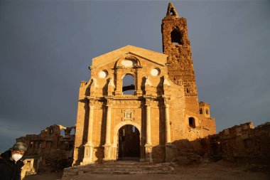 İspanyol İç Savaşı sırasında Belchite hayalet kasabası, Zaragoza